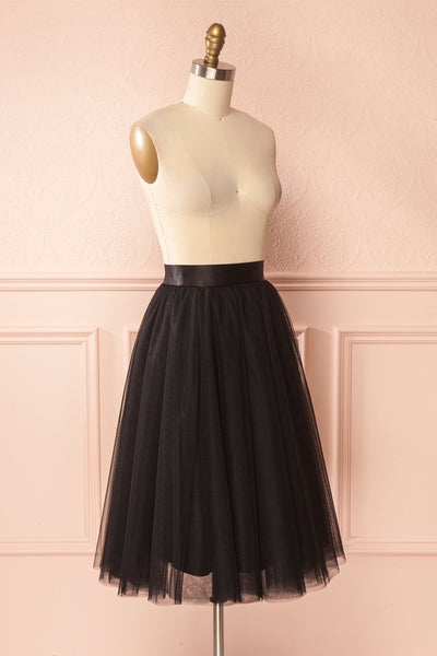 Thayri Nuit Black Tulle Skirt | Boutique 1861 side view