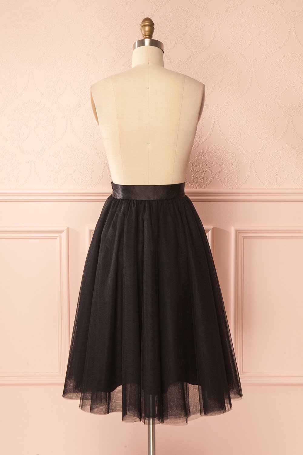 Black tulle skirt 70s best sale