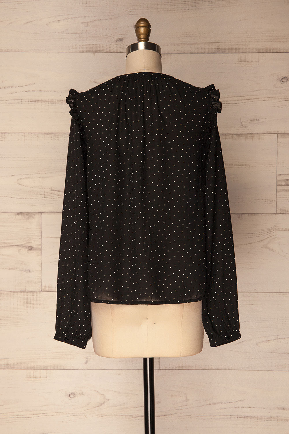 Thil Ombre | Black Polkadot Blouse