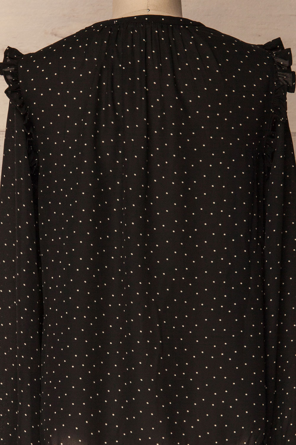 Thil Ombre | Black Polkadot Blouse