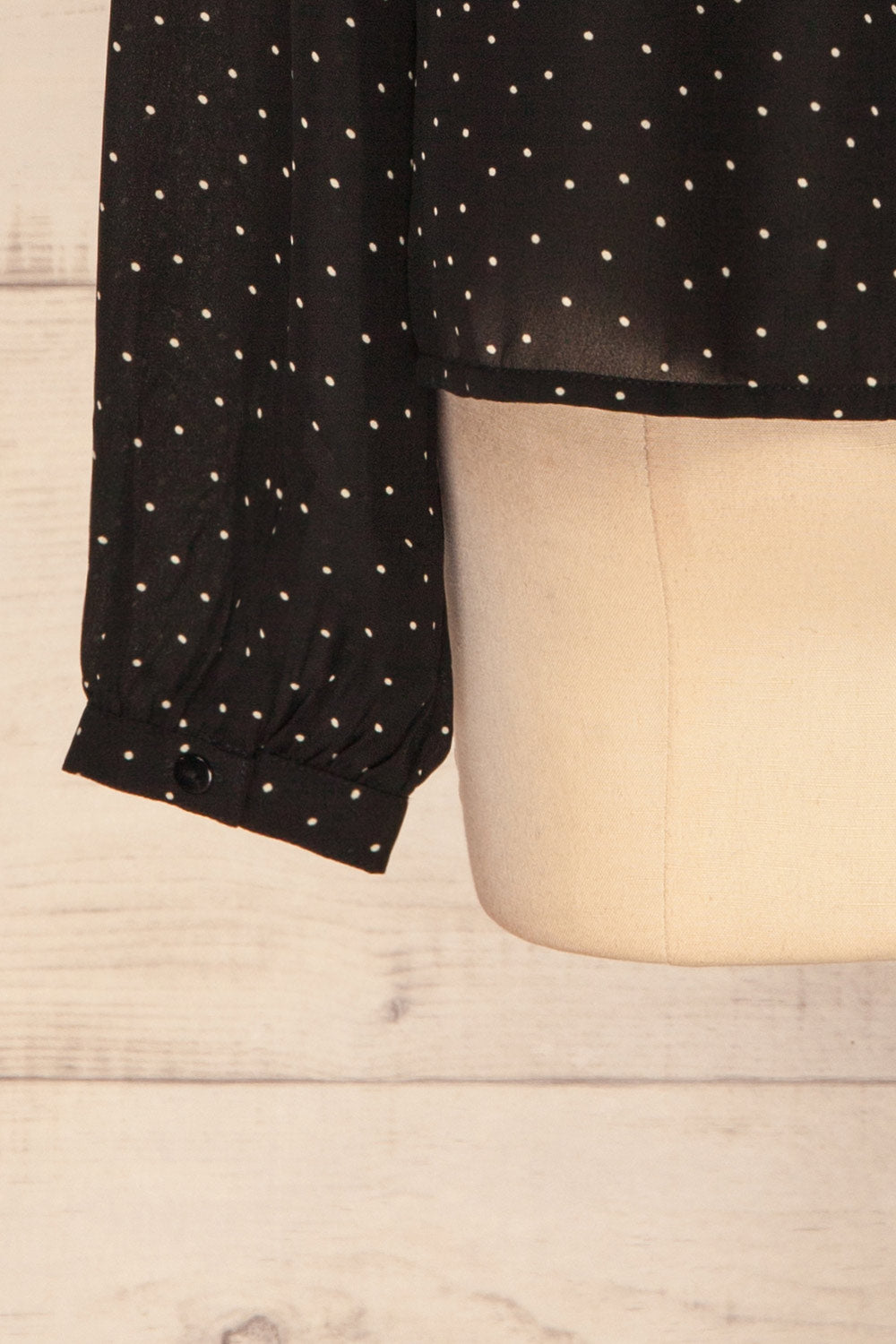 Thil Ombre | Black Polkadot Blouse