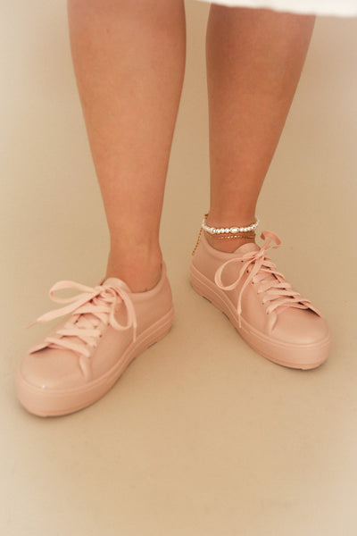 Tokie | Golden Ankle Bracelet with Pearl