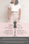 Balsadiero Pink Lemon Print Frills Short Skirt | Boutique 1861 template