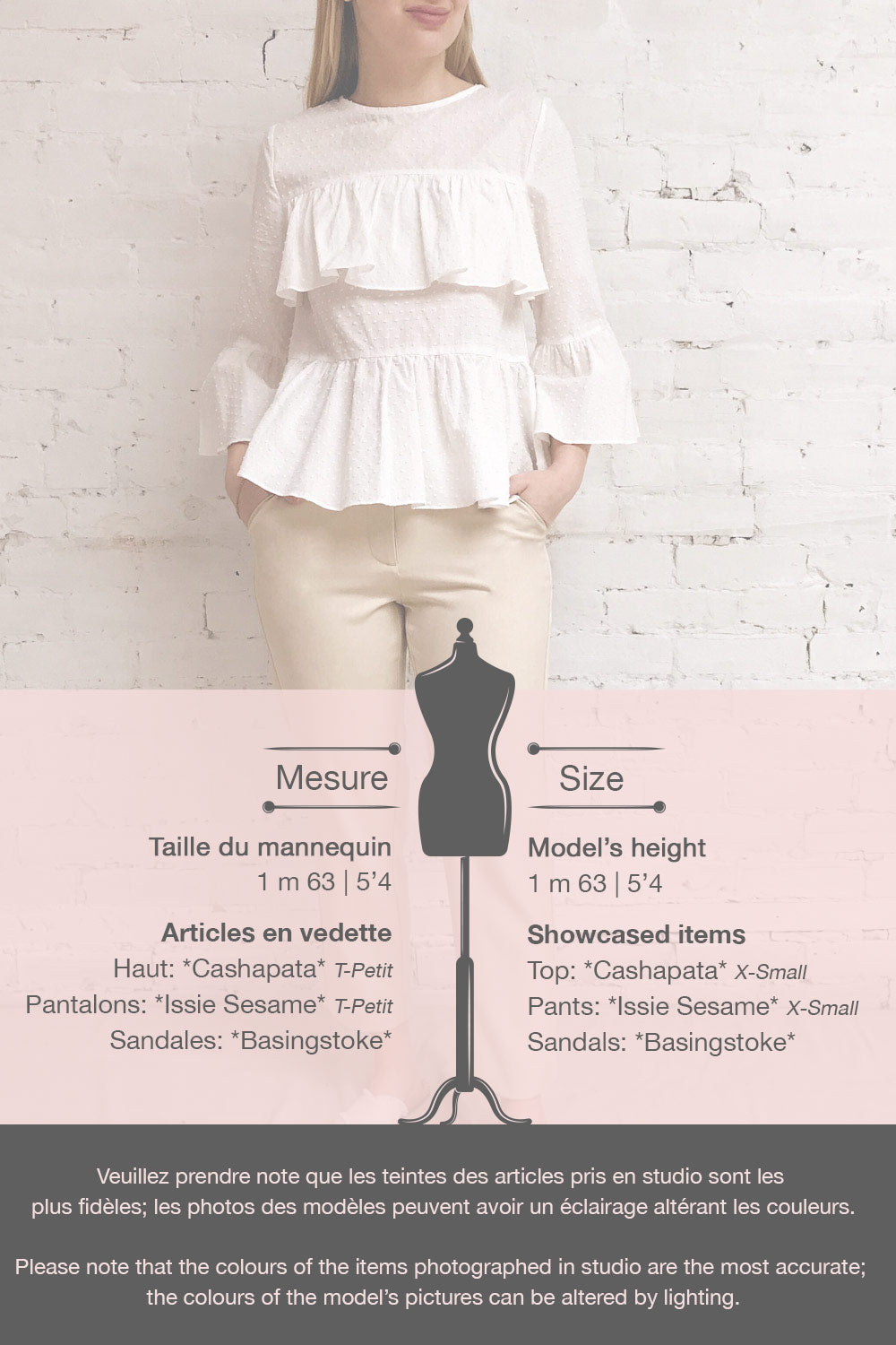 Cashapata White Embossed See-Through Ruffle Top | La petite garçonne template