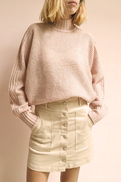 Lubawa | Pink Knitted Sweater