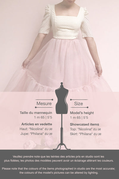 Philana Dusty Pink A-Line Tulle Skirt | Boutique 1861 template
