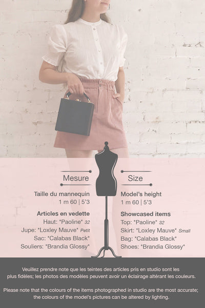 Loxley Mauve Lilac Corduroy Mini Skirt | La Petite Garçonne template
