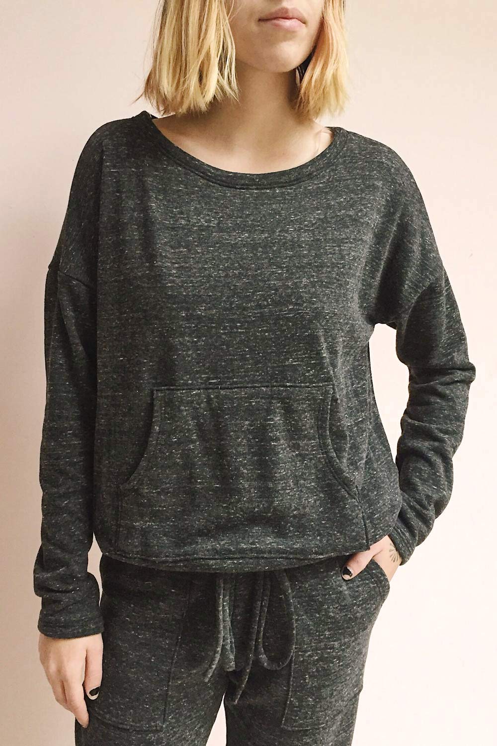 Pecani | Grey Sweatshirt