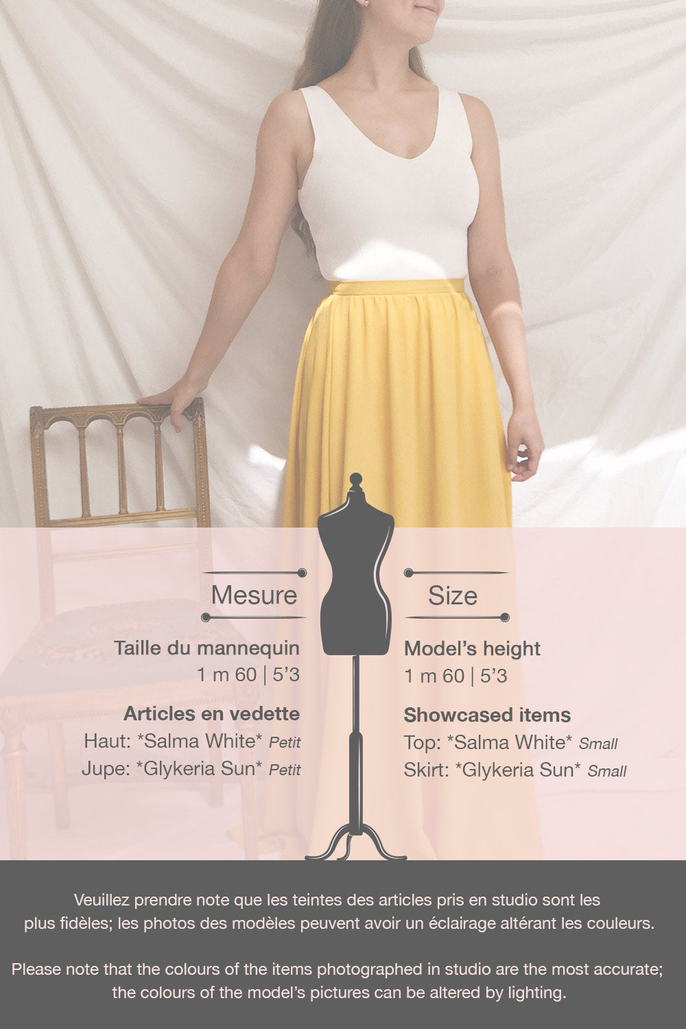 Glykeria Sun Golden Yellow Chiffon Maxi Skirt | Boutique 1861 template