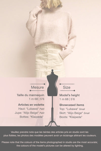 Lubawa Pink Cozy Knit Sweater | La petite garçonne template