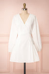 Torborg White Plumetis A-Line Dress | Boutique 1861