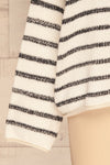 Toulouse White & Black Striped Sweater | La petite garçonne bottom