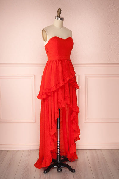 Trym Passion | Red High-Low Dress