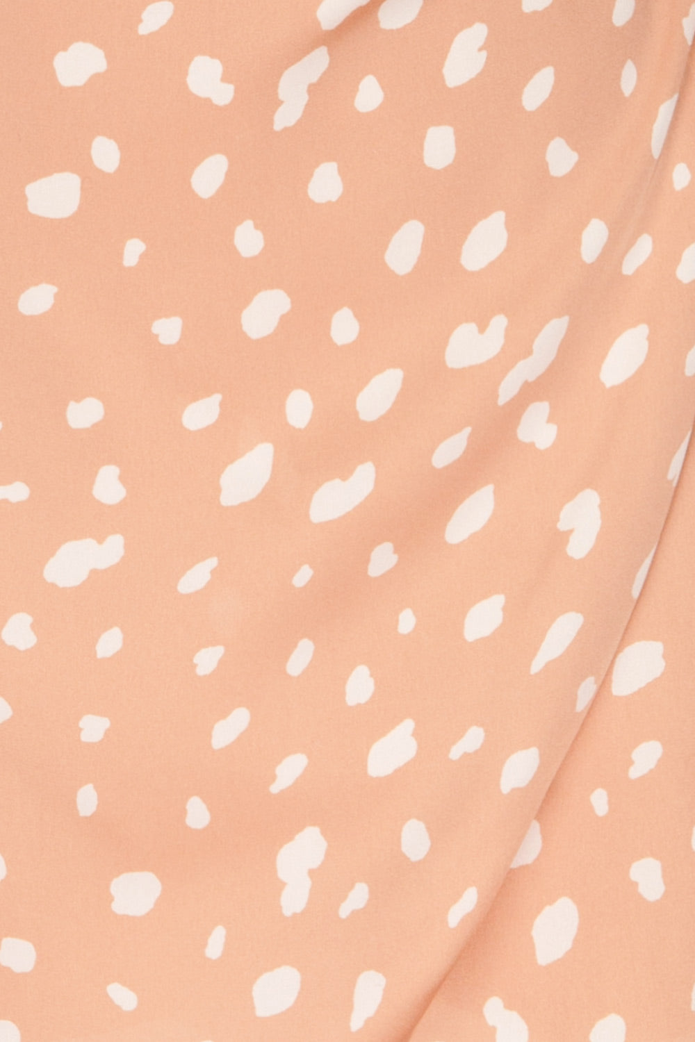 Tryphena Pink Short Sleeve Wrap Dress | La petite garçonne  fabric 