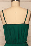 Udine Emerald Green Dress | Robe Verte back close up | La Petite Garçonne