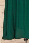 Udine Emerald Green Dress | Robe Verte skirt close up | La Petite Garçonne