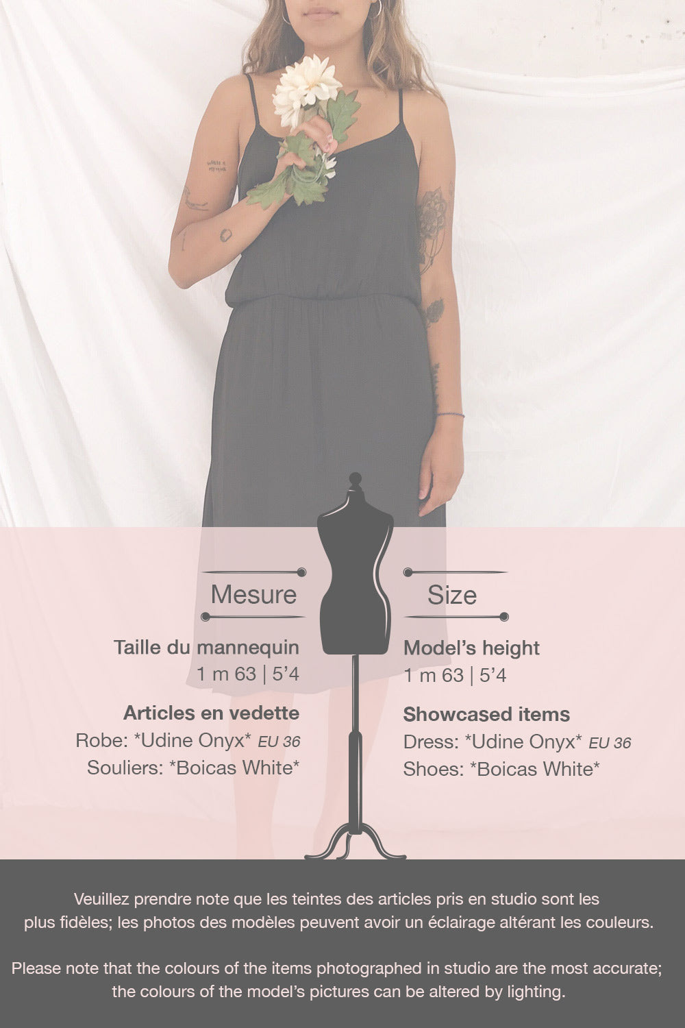 Udine Onyx Black Midi Dress | La Petite Garçonne template