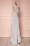 Ulrike Grey Mermaid Gown with Lace Bodice | Boudoir 1861