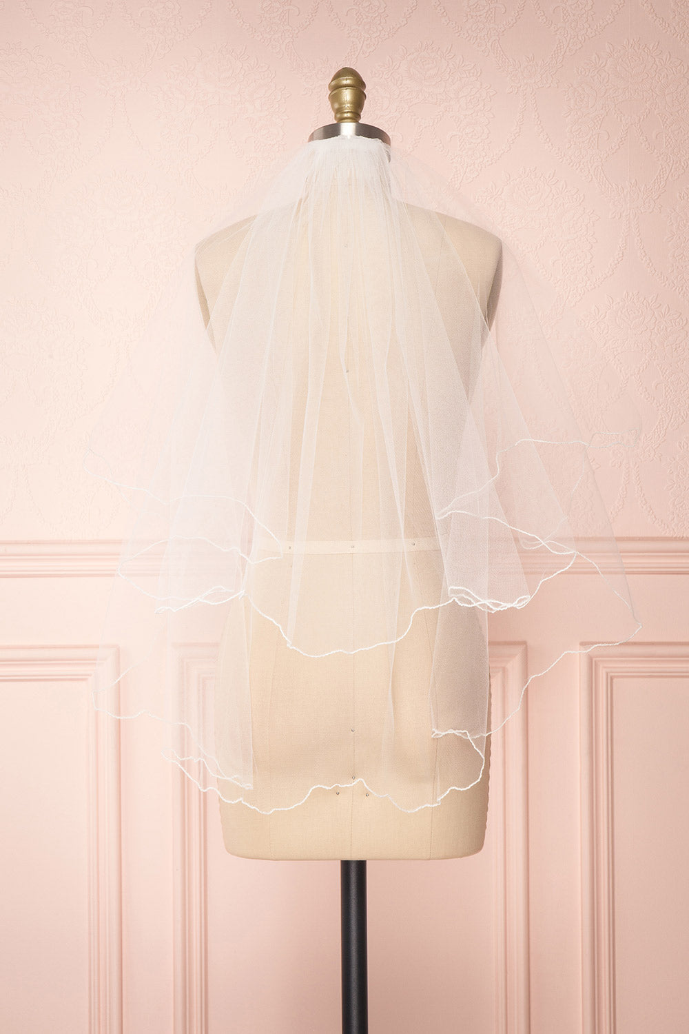 Univocus White Embroidered Wedding Veil | Boudoir 1861