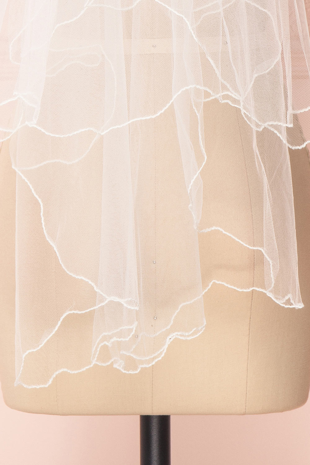 Univocus White Embroidered Wedding Veil | Boudoir 1861