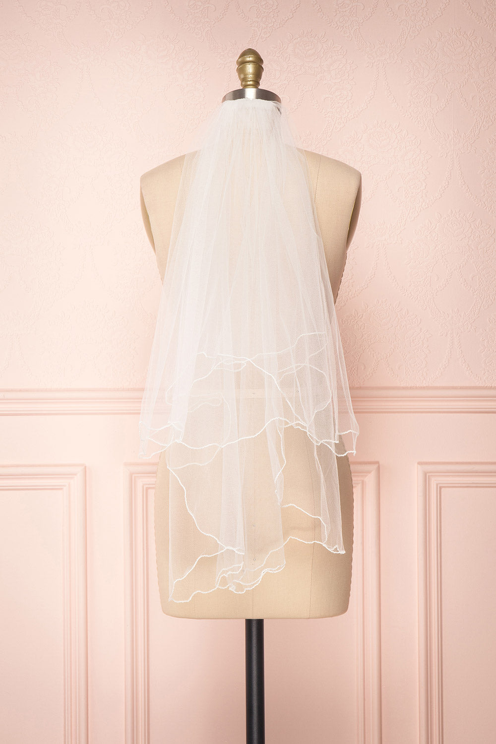 Univocus White Embroidered Wedding Veil | Boudoir 1861