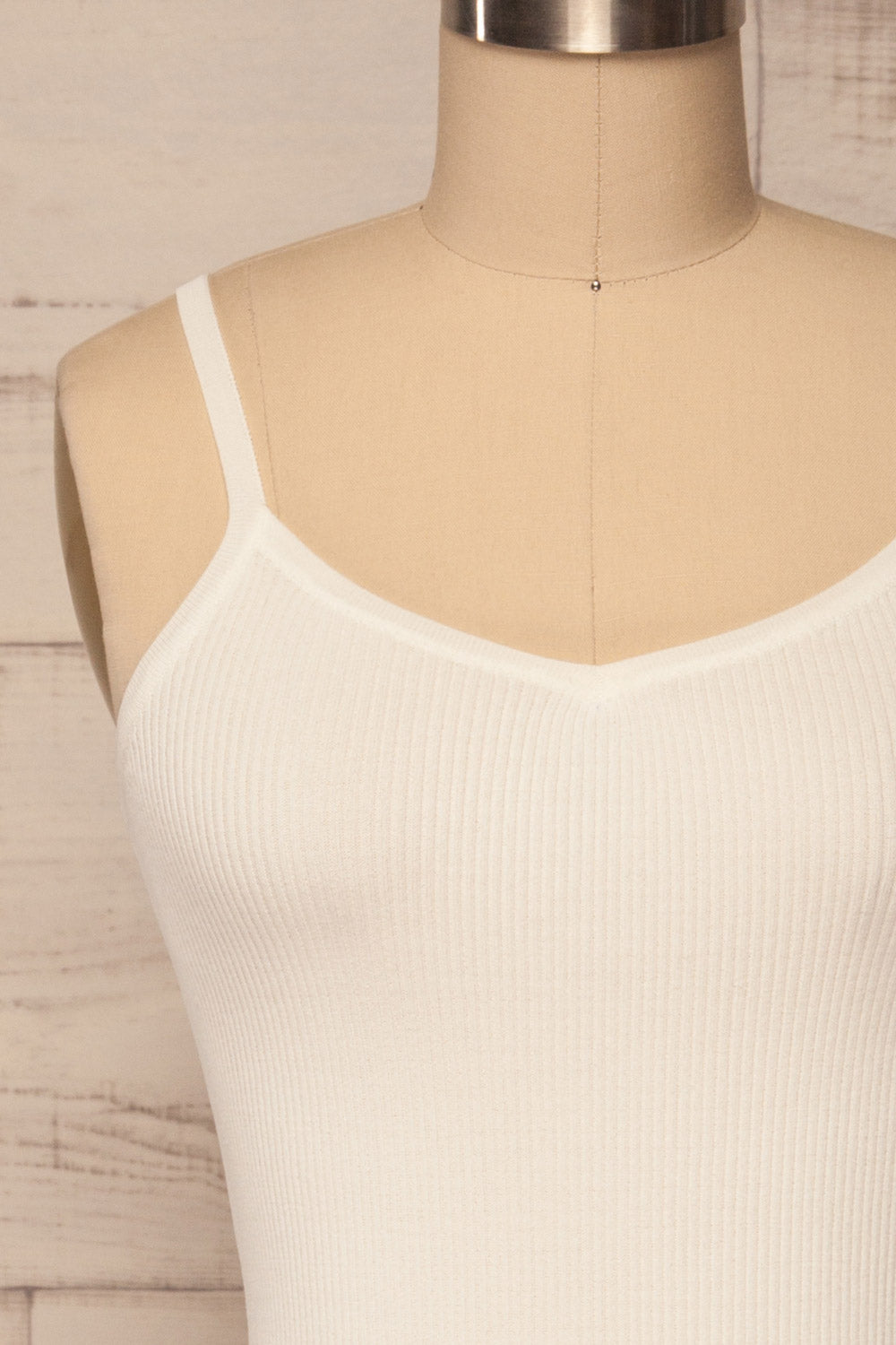 Valezan White | Ribbed Cami