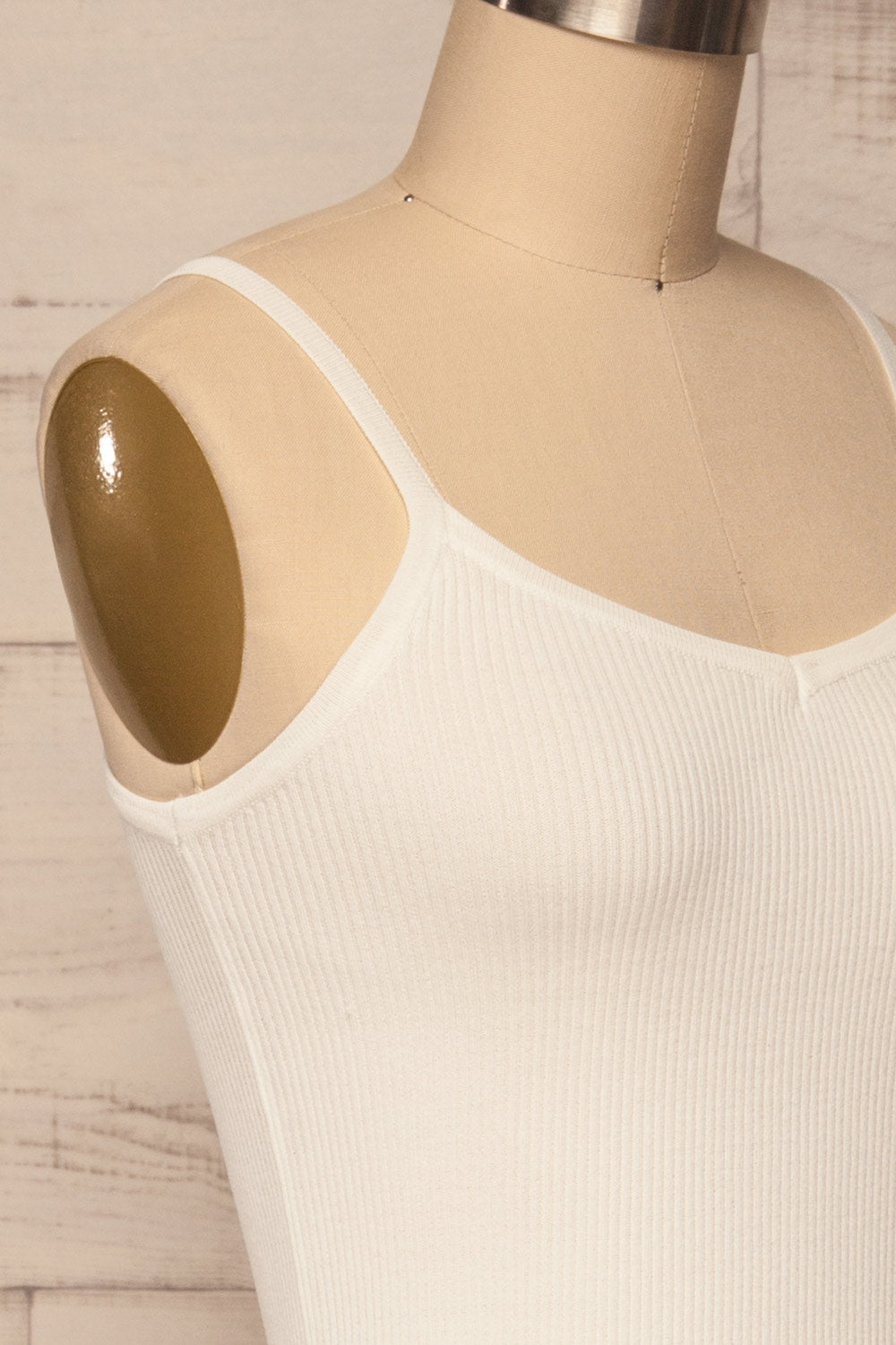 Valezan White | Ribbed Cami