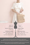 Valthi White Linen A-Line Midi Dress | La petite garçonne template