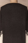 Vasseny Carbone Dark Grey & White Knit Sweater | La Petite Garçonne 6