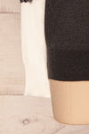 Vasseny Carbone Dark Grey & White Knit Sweater | La Petite Garçonne 8
