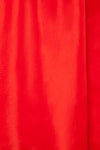 Venosa Red Strapless Maxi Dress | fabric La petite garçonne
