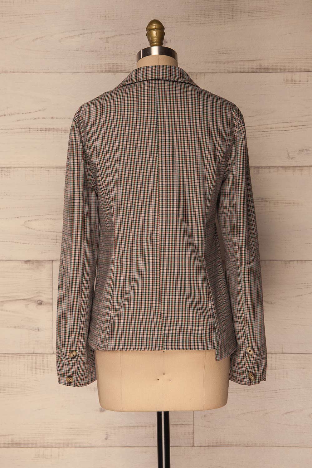 Landéan Colourful Plaid Double Breasted Jacket | La Petite Garçonne 7