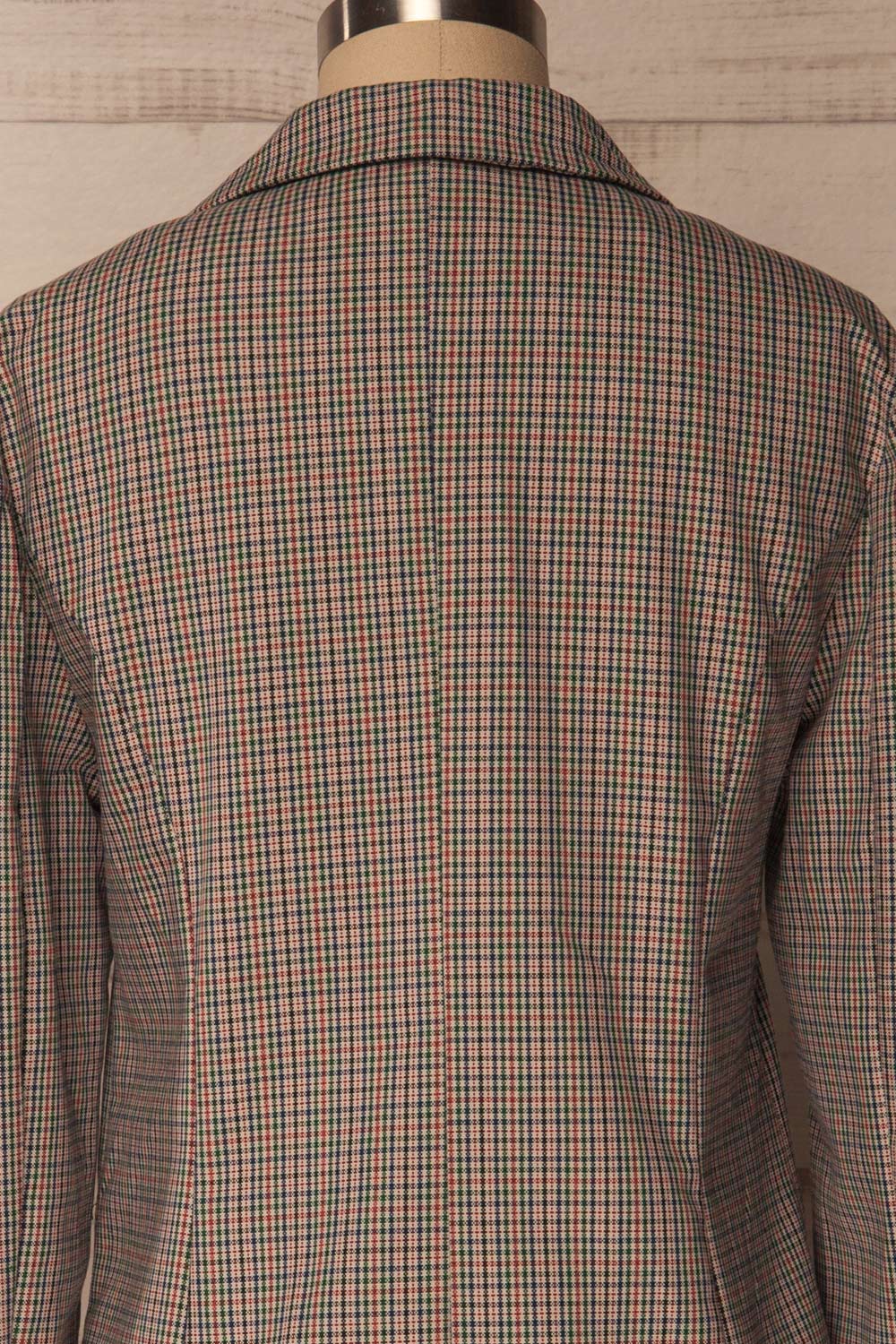 Landéan Colourful Plaid Double Breasted Jacket | La Petite Garçonne 8