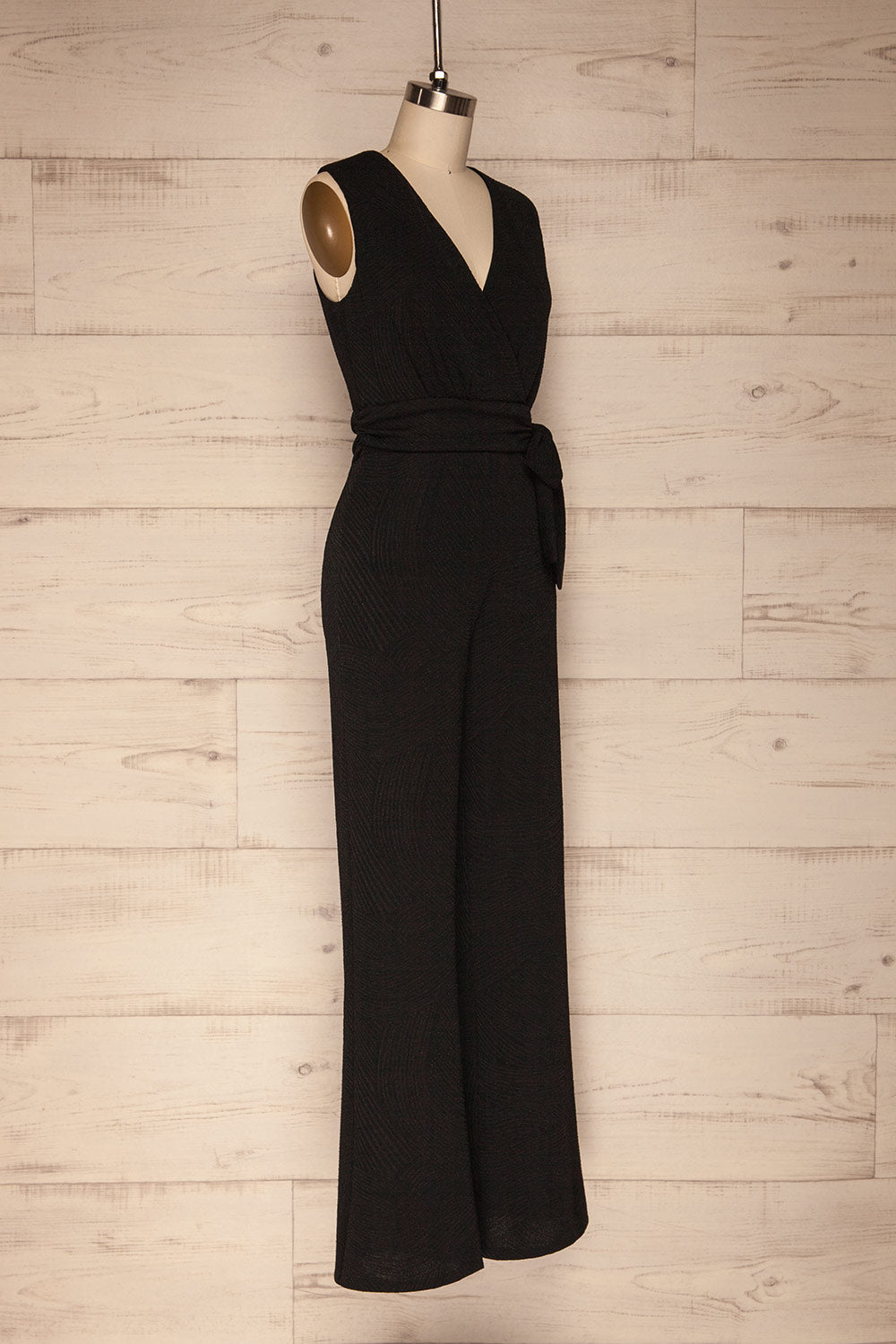 Viatrix Black Jumpsuit | Combinaison | La Petite Garçonne side view  