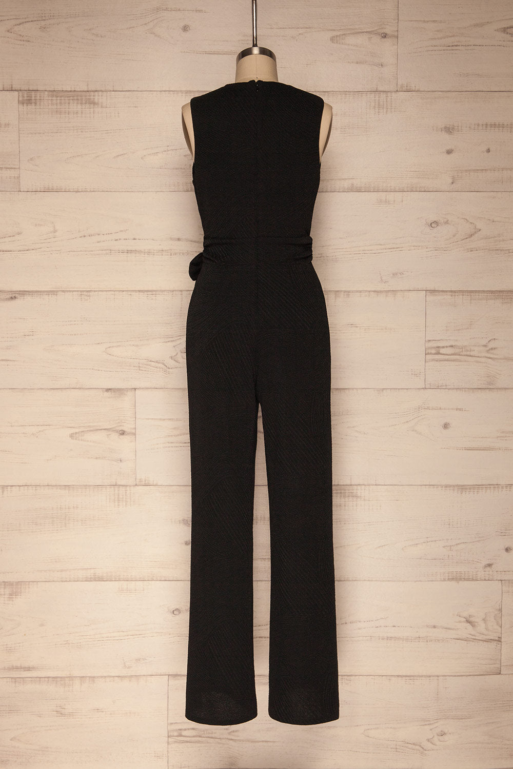 Viatrix Black Jumpsuit | Combinaison | La Petite Garçonne back view