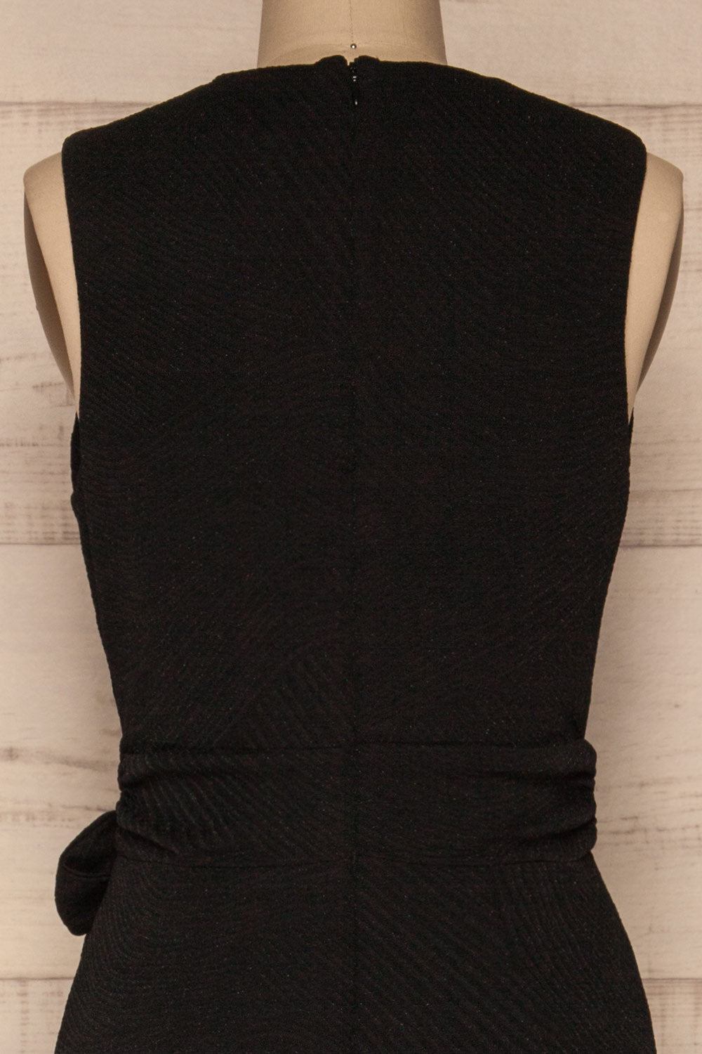 Viatrix Black Jumpsuit | Combinaison | La Petite Garçonne back close-up