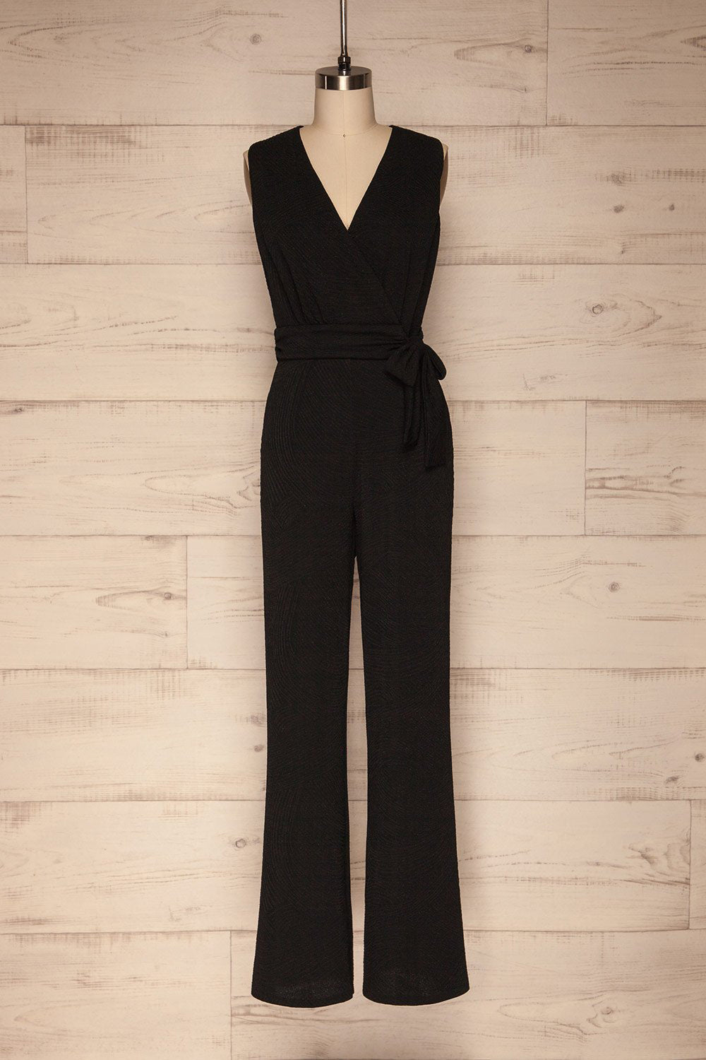 Viatrix Black Sleeveless Jumpsuit | La petite garçonne