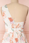 Vibrissa White Floral Lace Maxi Dress | Boutique 1861 back close-up