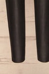 Vicence Black Faux-Leather Fitted Pants | La petite garçonne  bottom