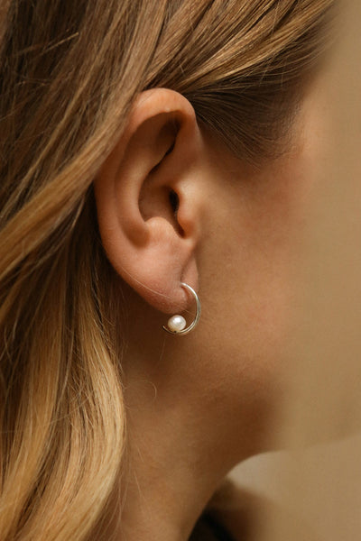Vitilla Argenté Small Silver Hoop Earrings | La Petite Garçonne