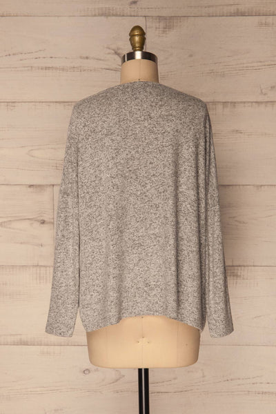 Wail Stone Gray Soft Knit Sweater Top | La Petite Garçonne 5
