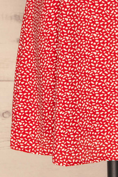 Wanda Red & White Short A-Line Dress | La petite garçonne skirt