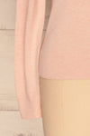 Wigan Rose Knit Sweater | Tricot Rose | La petite garçonne bottom close-up
