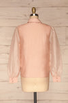 Xandra Rose Pink Tulle Shirt w/ Bow back view | La petite garçonne
