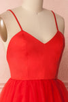 Yara Red | Tulle Dress