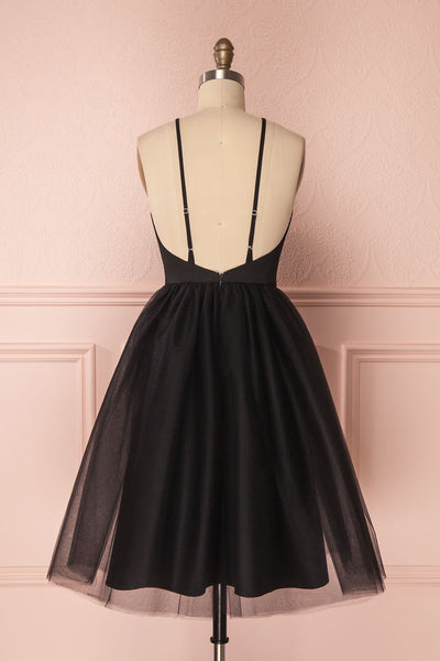 Yara Black Tulle Party Dress by Jordan de Ruiter | Boutique 1861