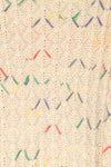 Yaryna Beige Loose Knit Sweater | La Petite Garçonne fabric detail
