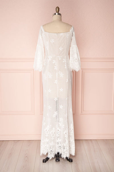 Youksane | White Mermaid Gown
