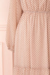 Yseult Light Pink Long Sleeved Maxi Dress | La petite garçonne sleeve