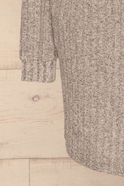 Zaragoza Sweater Dress | Robe Grise | La Petite Garçonne bottom close-up